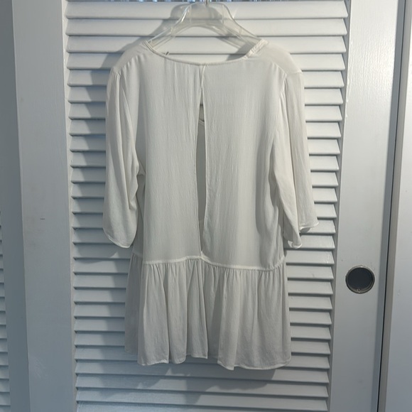 On the Road Anthropologie Off-White Blouse - Size - Picture 4 of 5